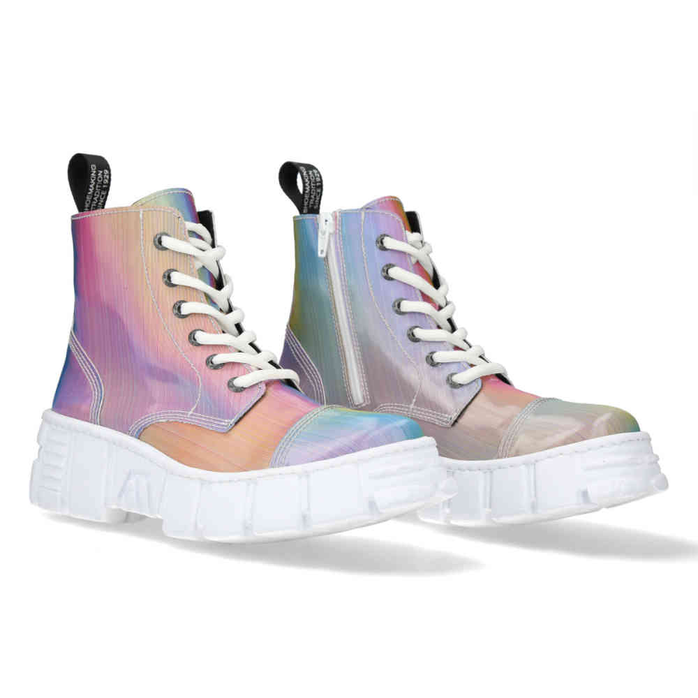 New Rock - M-WALL005-V71 Plattformstiefel - Mehrfarben